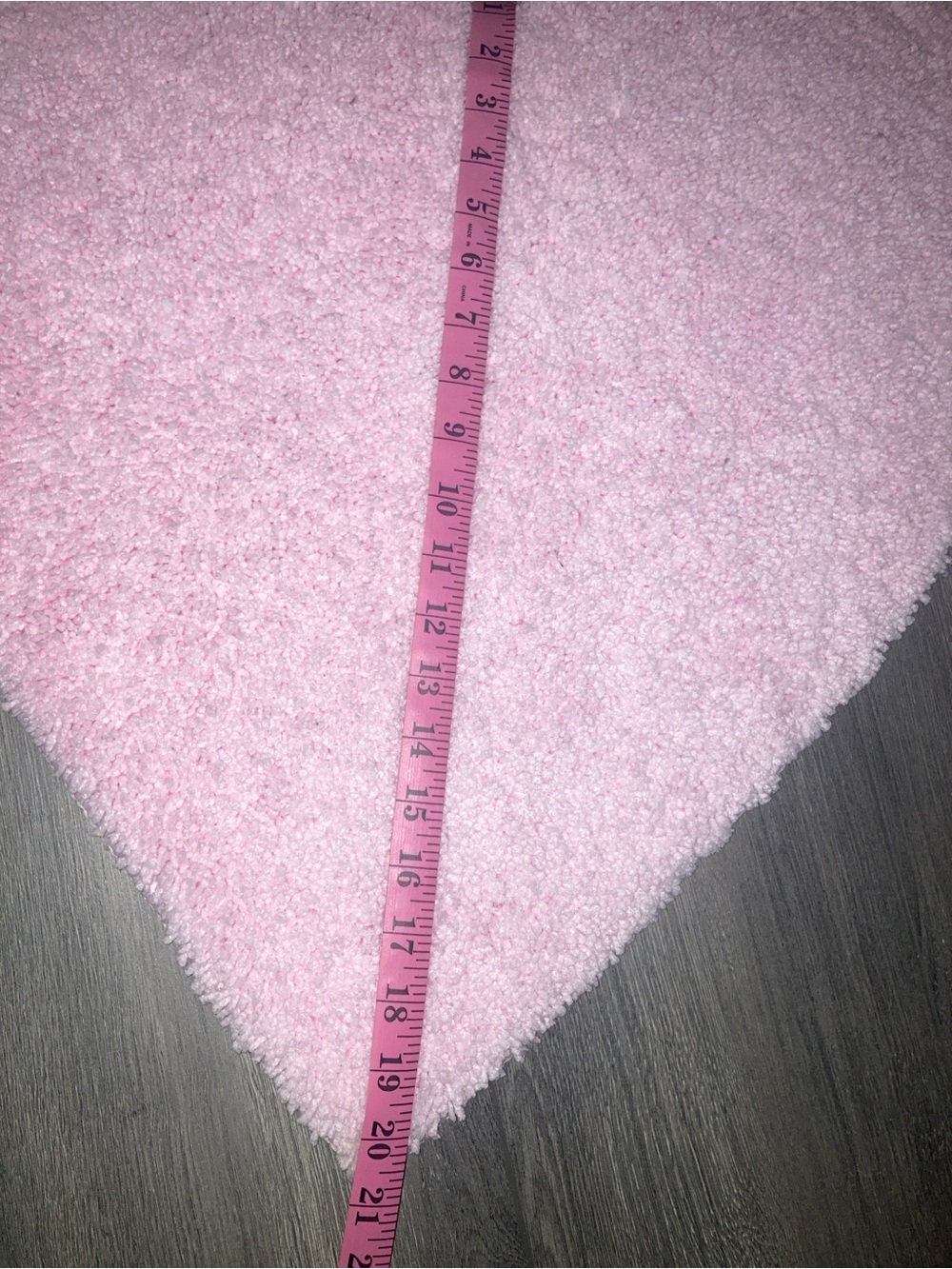 Pink Heart Shape Bath Rug - Picture 5 of 5